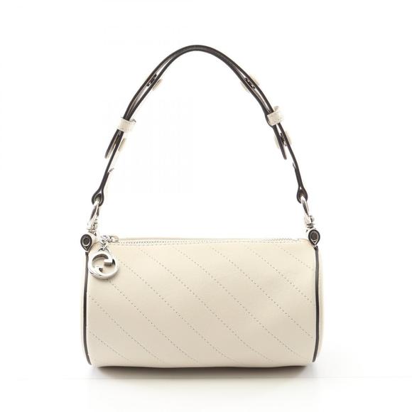 Gucci Blondie Shoulder Bag Leather White - Picture 1 of 5